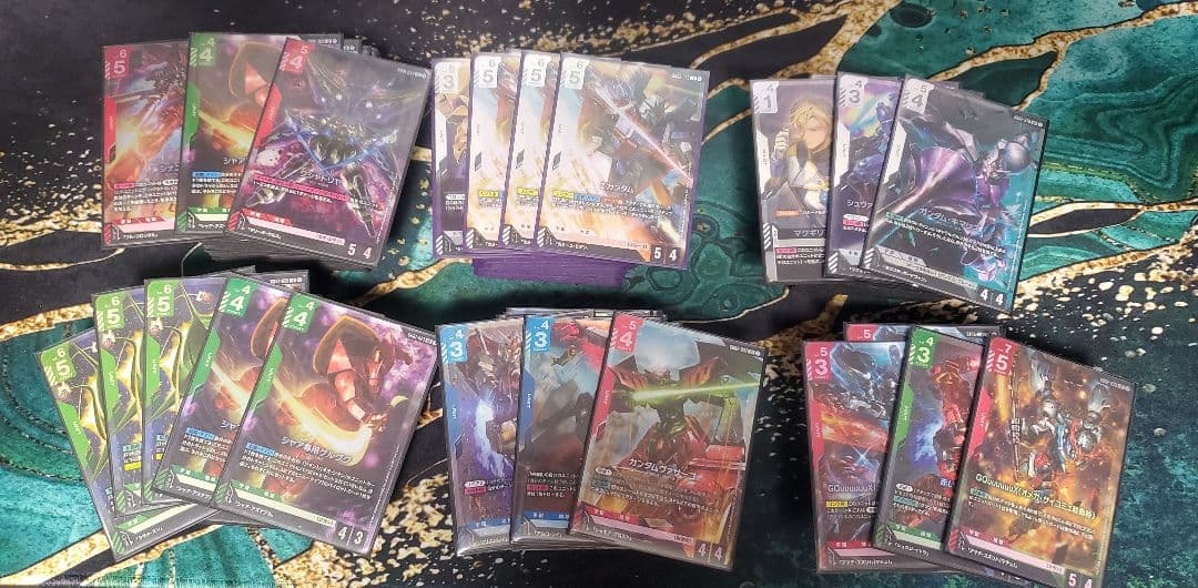 ガンダムカードゲーム プレイヤー引退品 構築済みデッキ6個 他