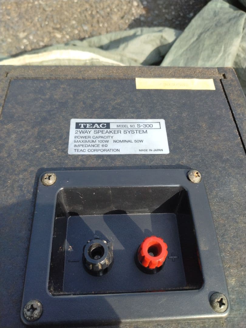 TEAC S-300 2WAY コンパクトスピーカー　ティアック