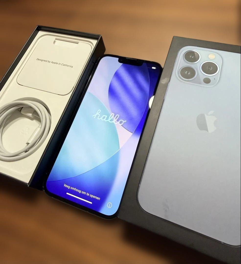 【良品／付属品完備】iPhone13Pro 128GB シエラブルーSIMフリー