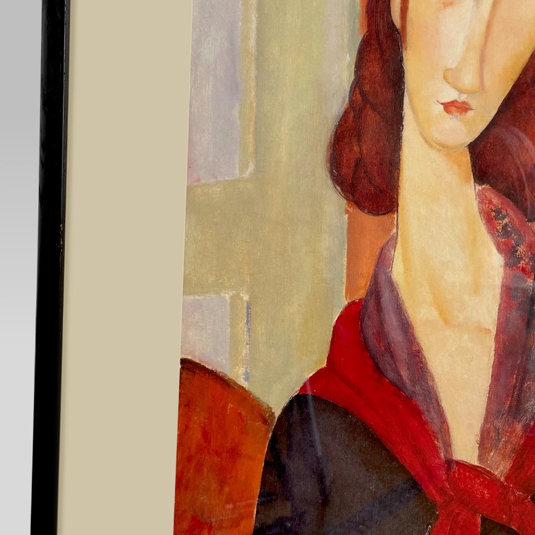 イギリス製 80~90s【モディリアーニ】大判 額装 ヴィンテージ ポスター