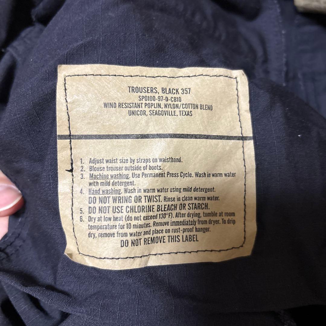 US.ARMY Black357 BDU Jacket ・Pants