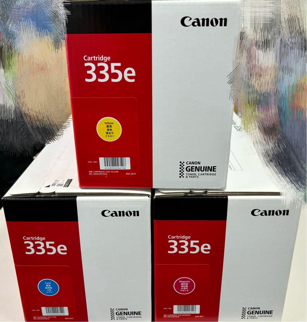 Canon 335e トナーカートリッジ 3色セット