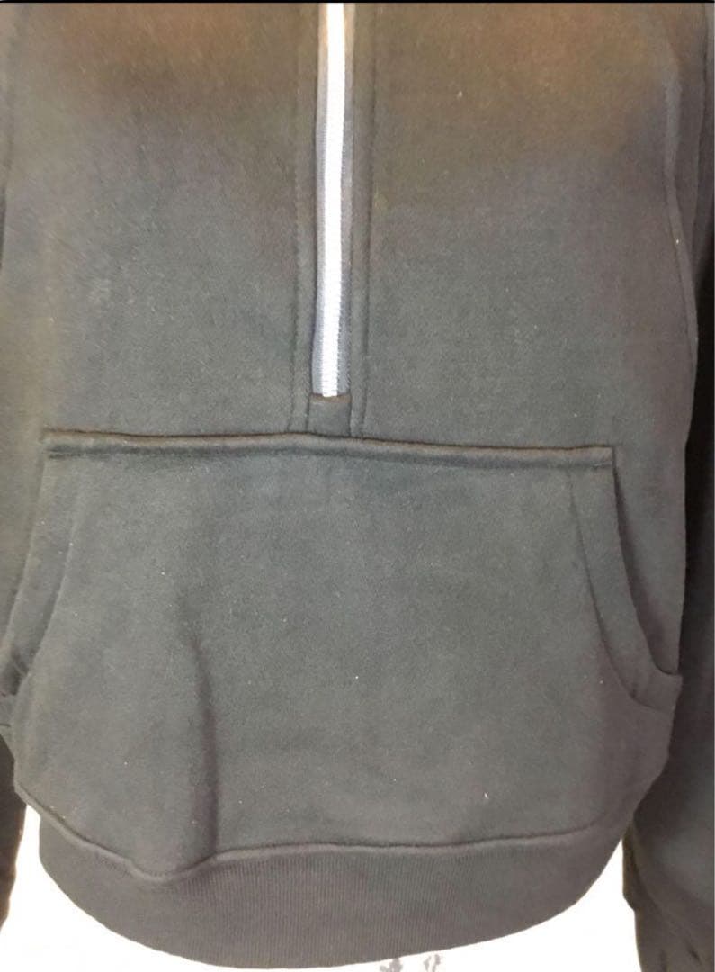 Lululemon ブラック サイズ4️⃣ ハイネック ジップアップ パーカー