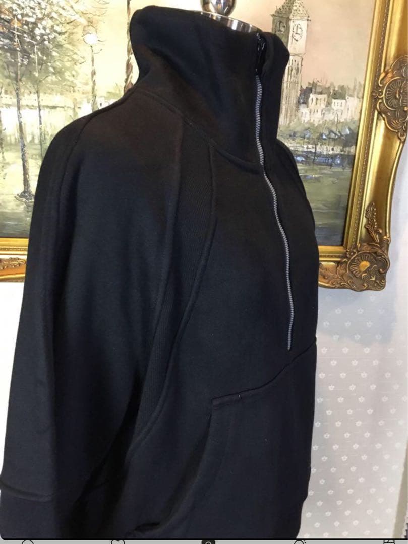 Lululemon ブラック サイズ4️⃣ ハイネック ジップアップ パーカー