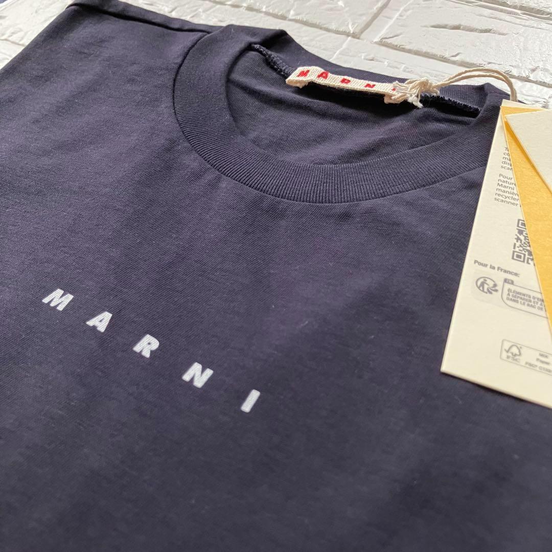 新品 MARNI マルニ ロゴ キッズ Tシャツ 12Y Sサイズ相当0M803