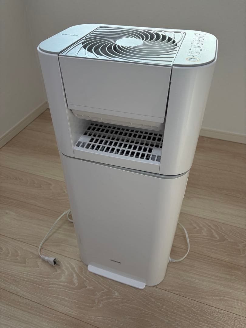 アイリスオーヤマ サーキュレーター衣類乾燥除湿機IJD-I50-WH 説明書付き