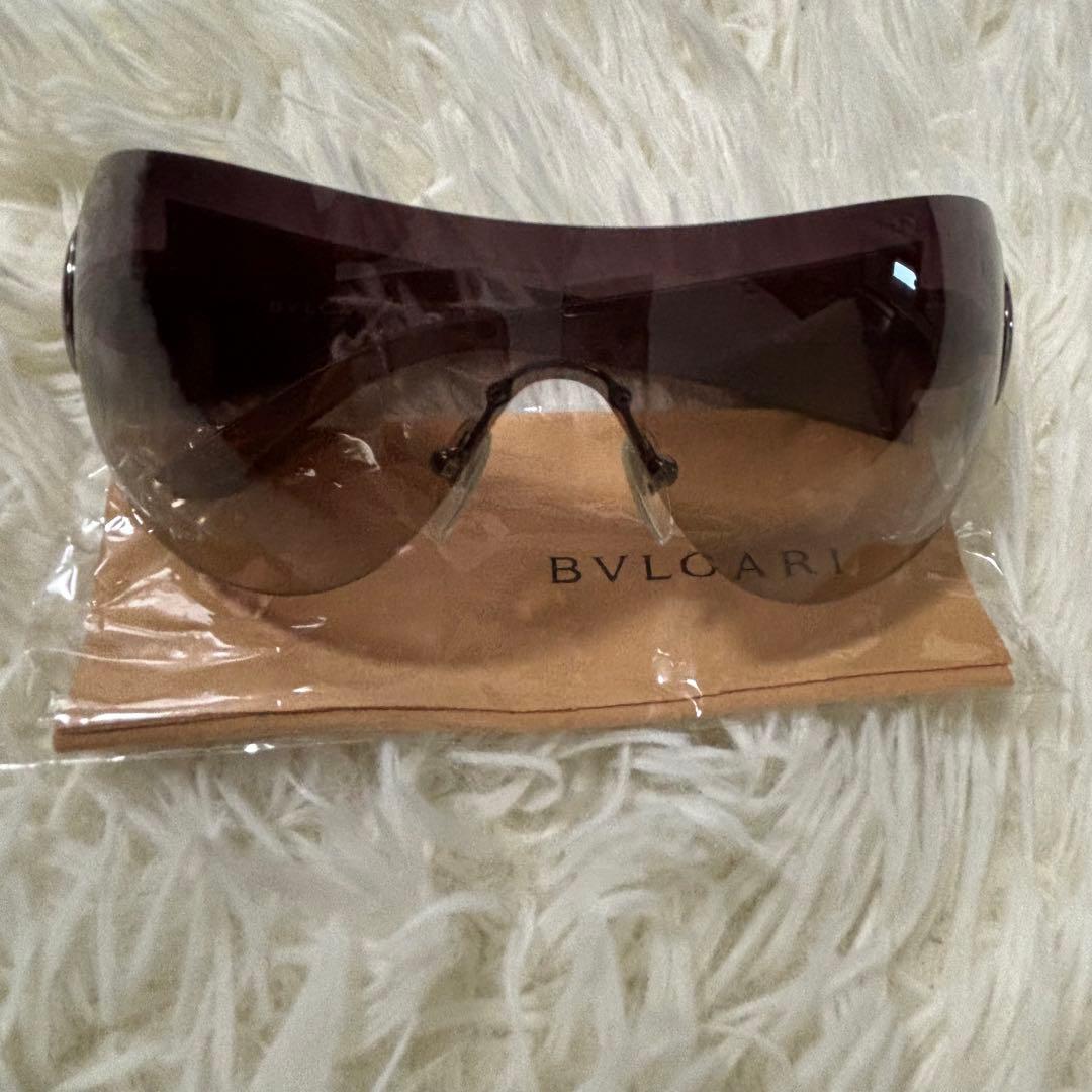 極美品 希少✨BVLGARIブルガリ サングラス リムレス グラデーション