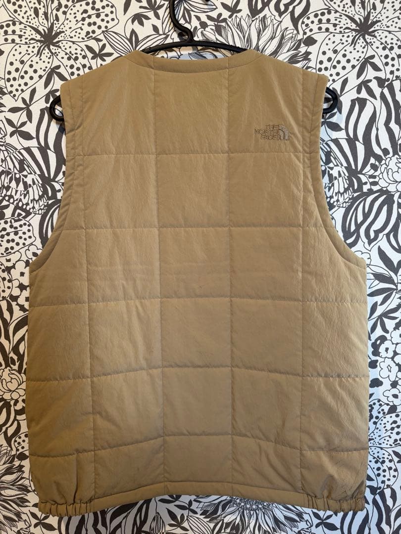 THE NORTH FACE ベージュ キルティングベスト