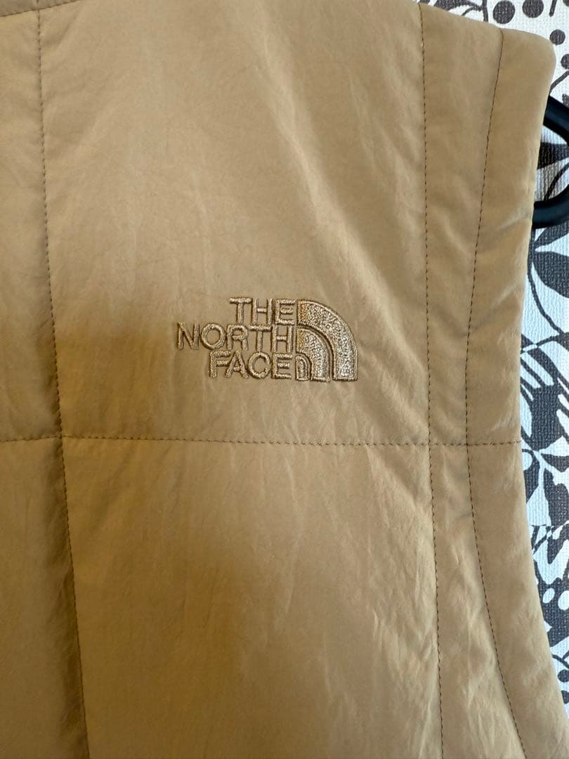THE NORTH FACE ベージュ キルティングベスト