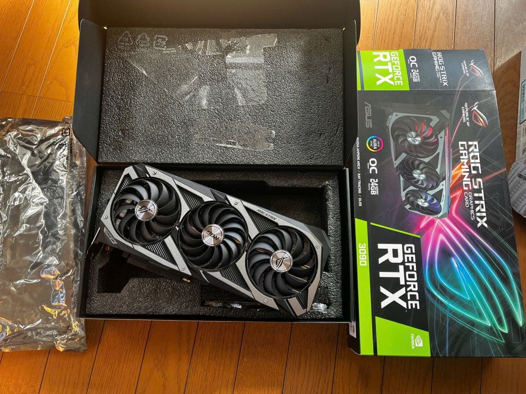 グラフィックボード・グラボ・ビデオカード Asus Rog Strix RTX3090 24GB OC