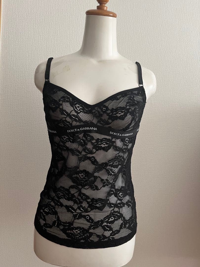 Dolce & Gabbana ブラックキャミソール