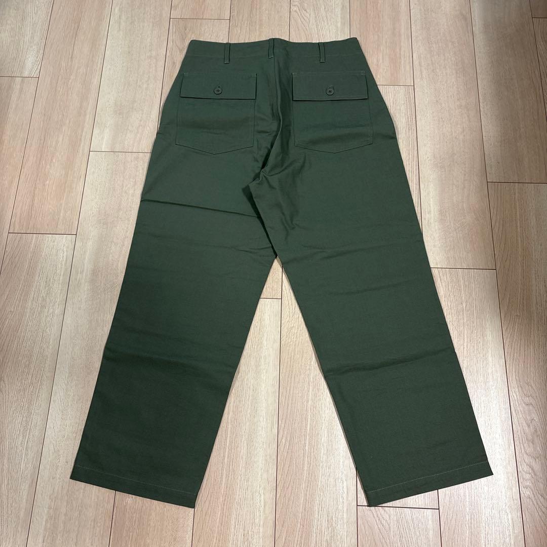 HTS リップストップ ベイカーパンツ オリーブ 44