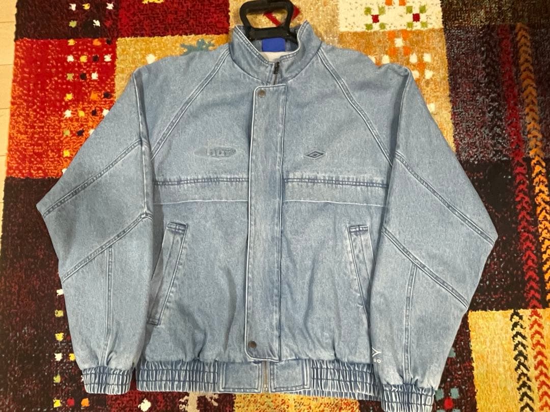 ☆美品☆ HUF×UMBROデニムジャケット ライトブルー　定価 37400