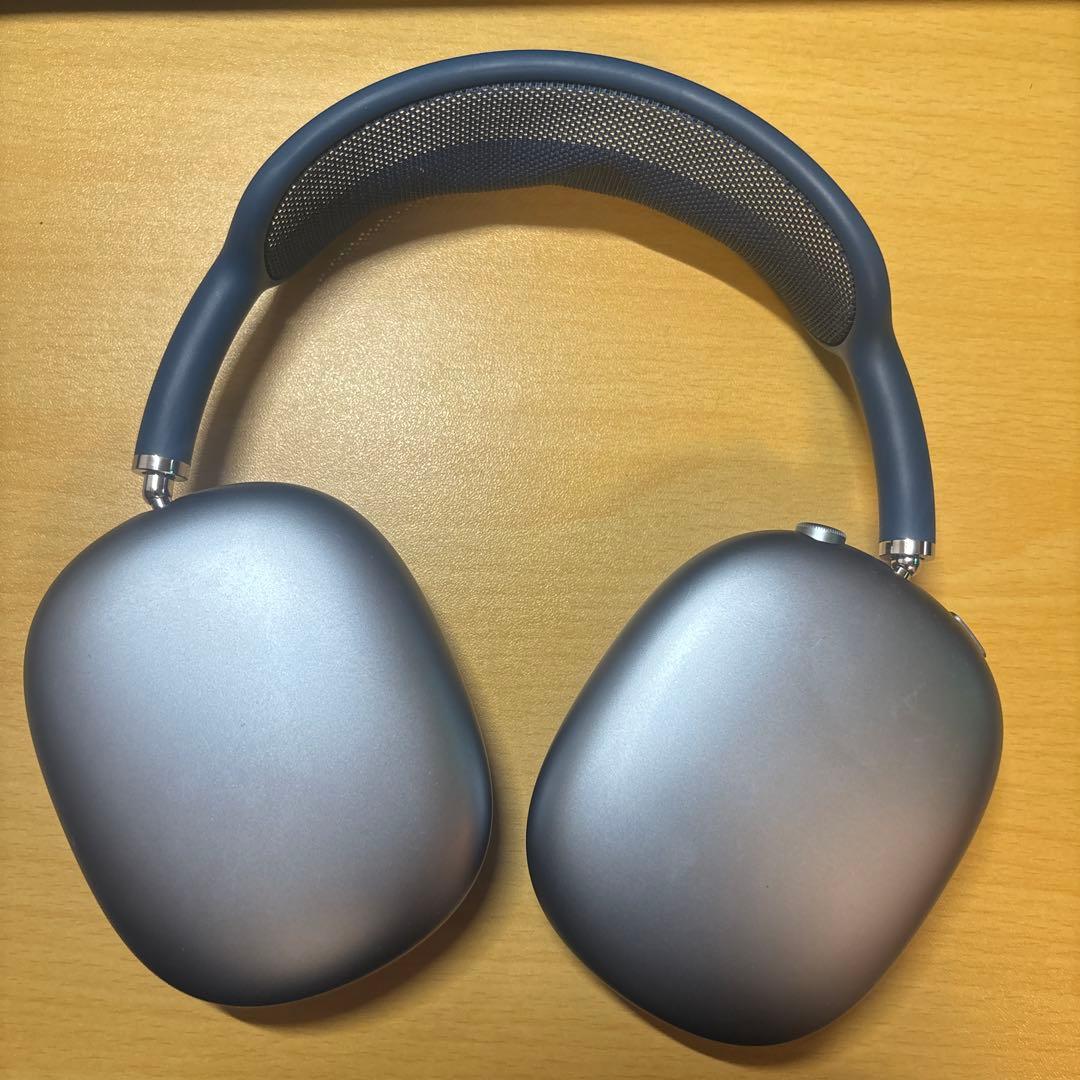 AirPods Maxブルー、外箱付き
