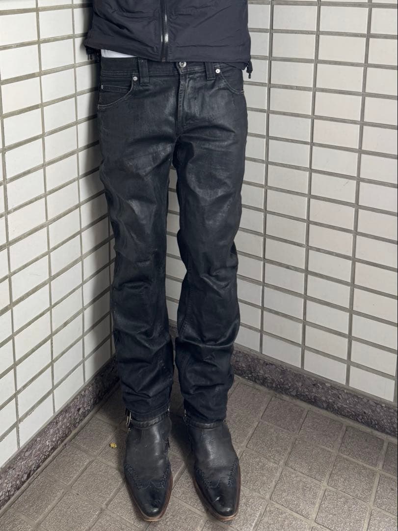 Archive ブラックコーティングデニム