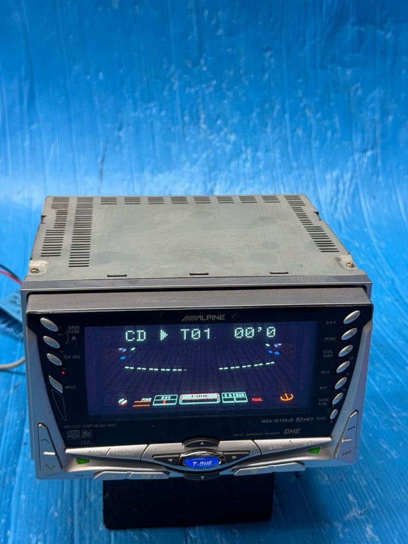 アルパイン MDA-W759JS 2DINサイズ CD・MDヘッドユニット