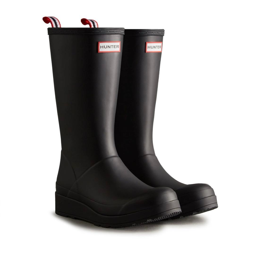 新品　23cm ハンター　オリジナル プレイ トールブーツ ブラック