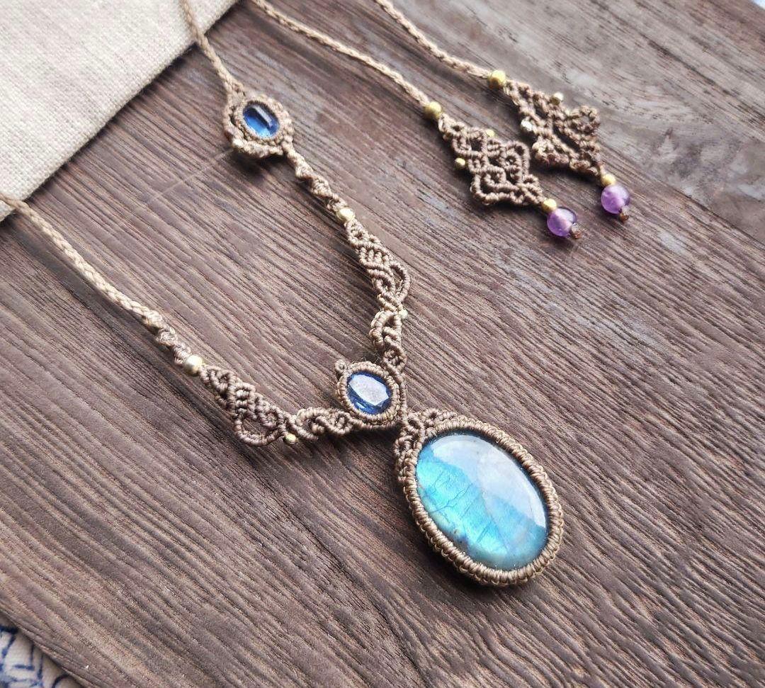 Douglas workshop　マクラメ編み ネックレス4点