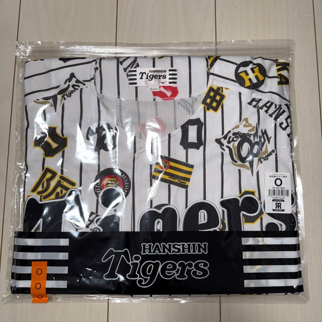 阪神タイガース 90周年デザイン ユニフォーム Oサイズ
