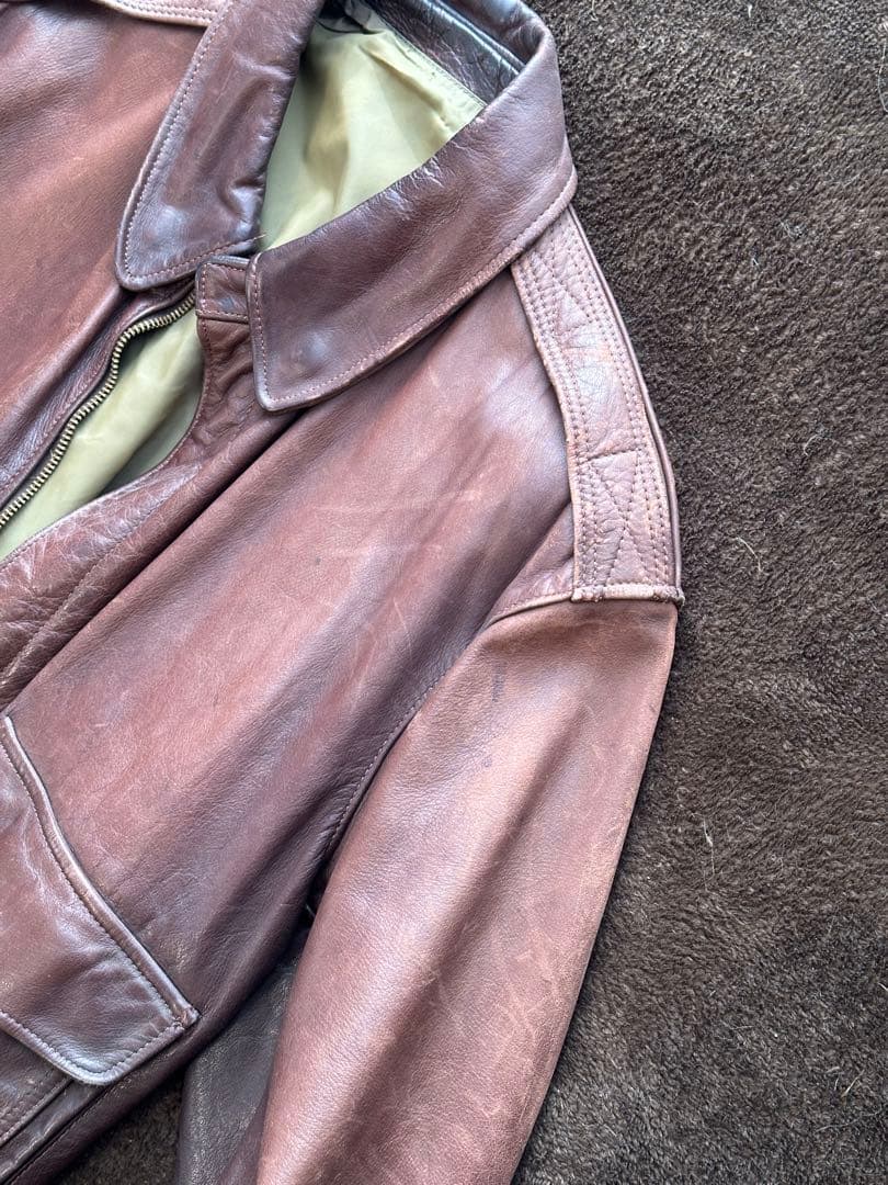 A2フライトジャケット　ゴールデンベアー