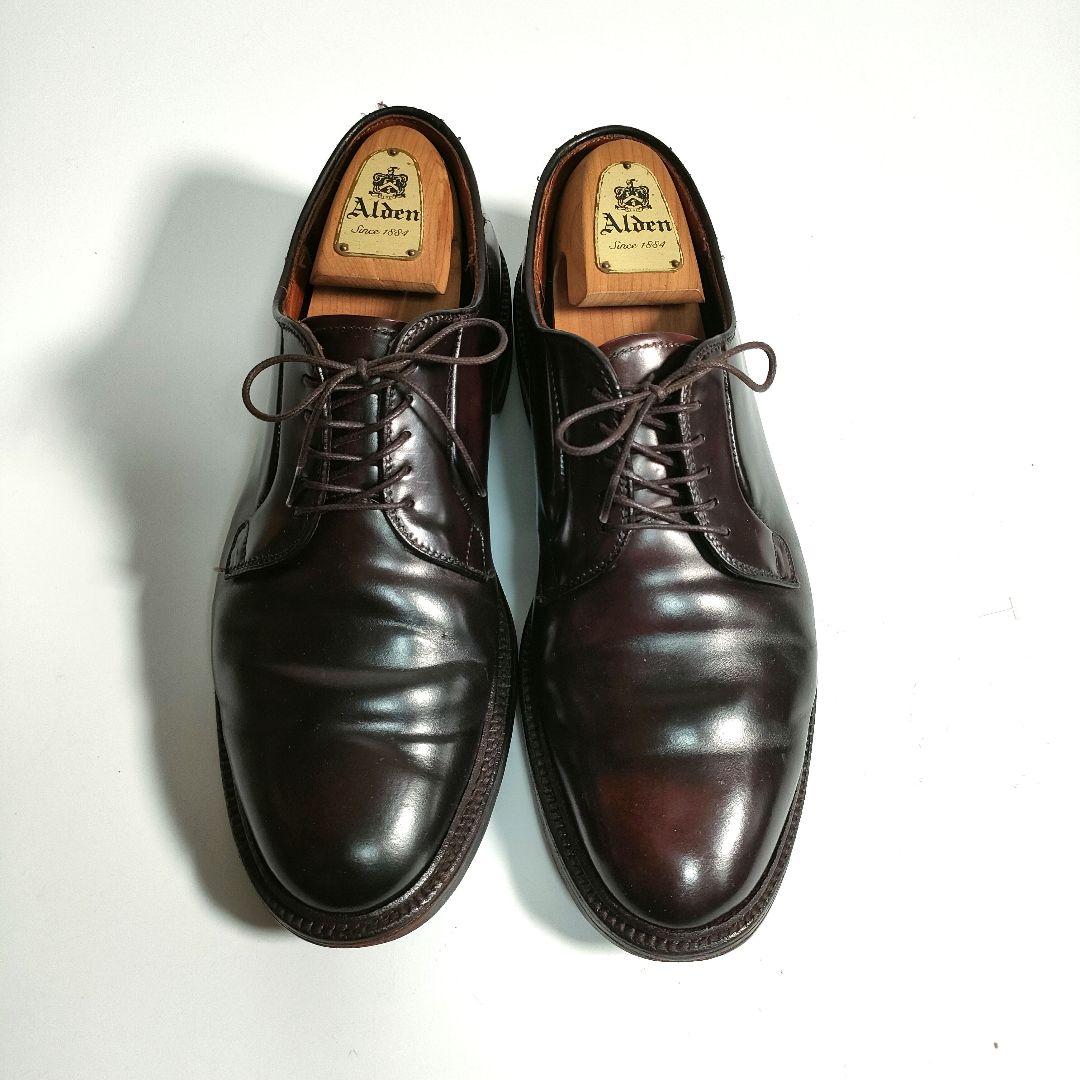 【SALE】Alden 990 コードバン プレーントゥ 9D バリーラスト