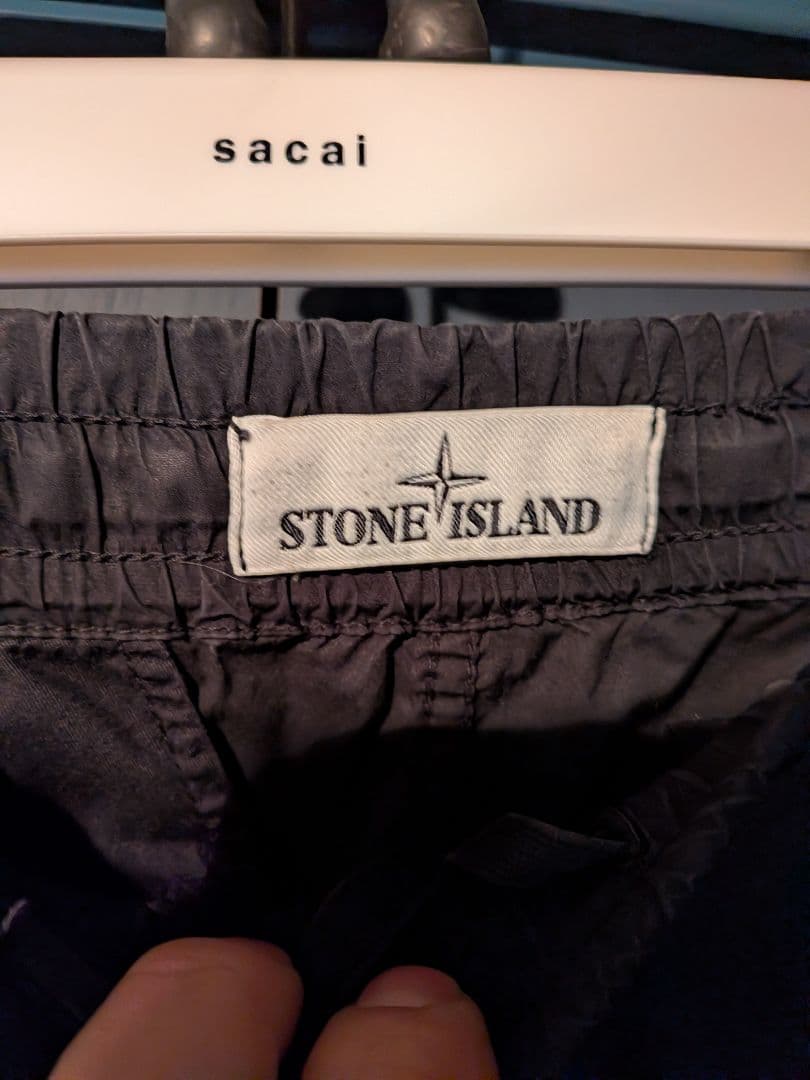 STONE  カーゴジョガーパンツ ブラック