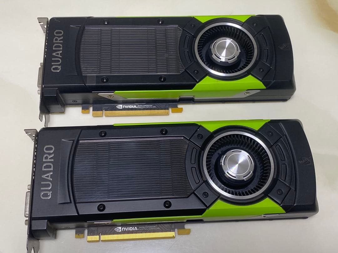 NVIDIA Quadro P6000 グラフィックボード 2枚セット