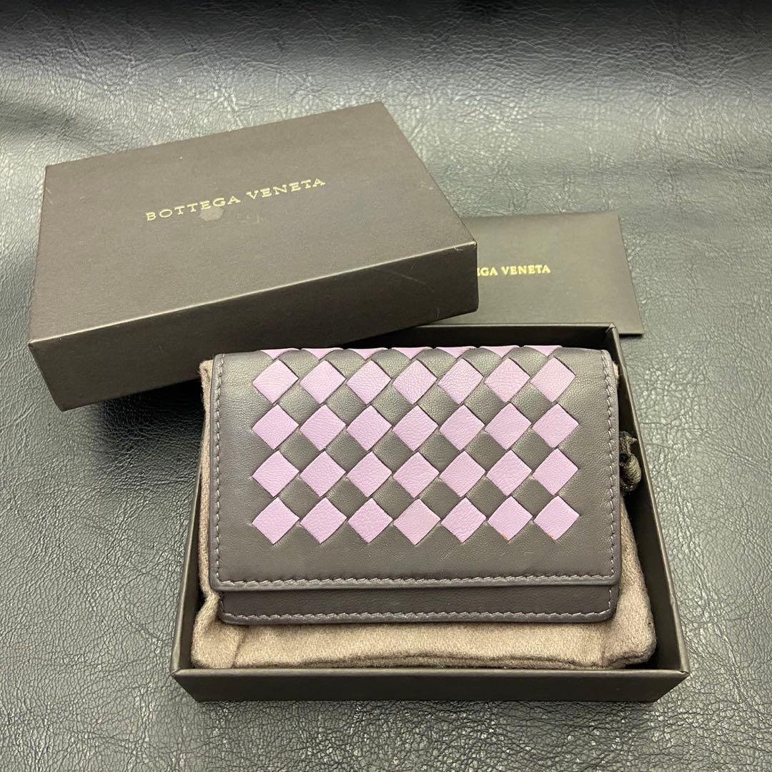 【BOTTEGA VENETA】ボッテガ ヴェネタ イントレチャート 名刺入れ