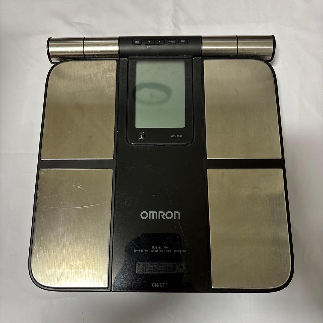 OMRON 体脂肪計・KRD-703T体組成計 ブラック