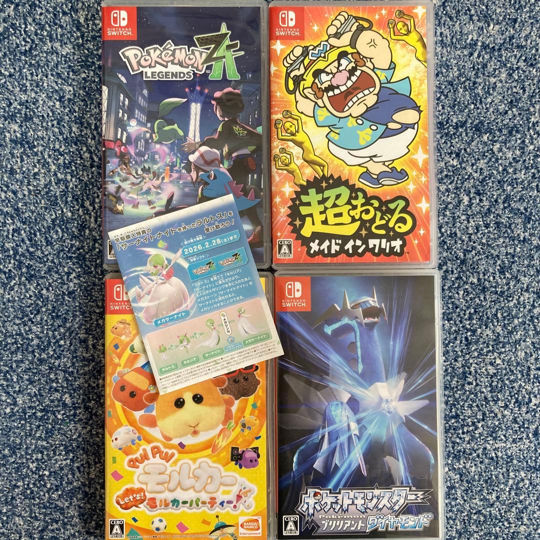 switch ポケモンレジェンズZA ソフト4点セット