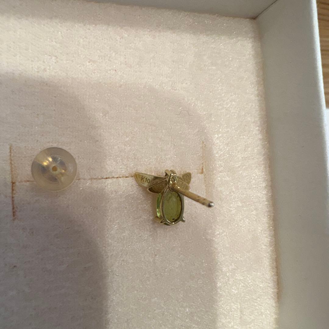 Bijou de M ミニミツバチピアス　イエロー&グリーン 2個セット