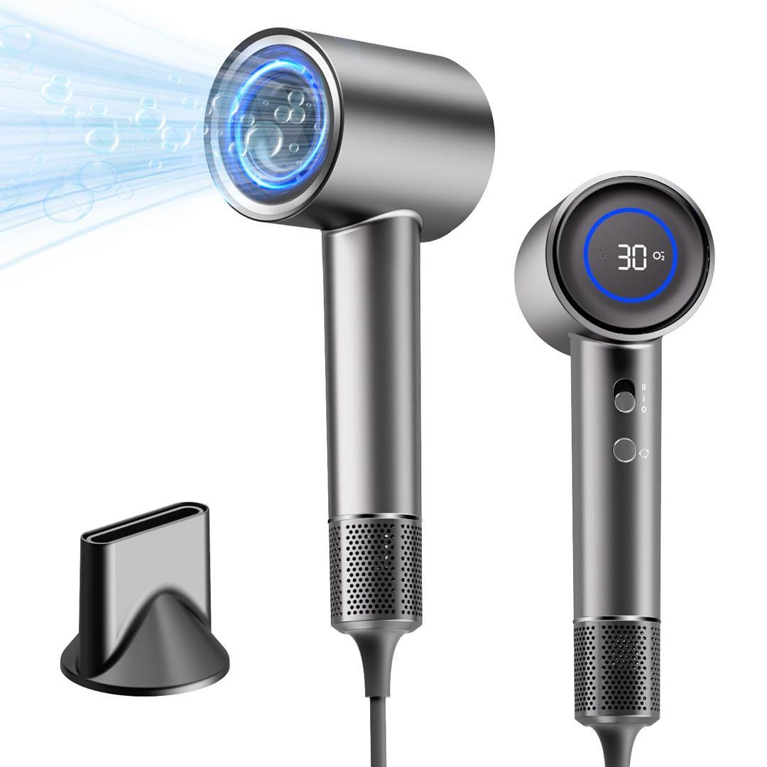 【新品】 マイナスイオンヘアードライヤー 超大風量 速乾