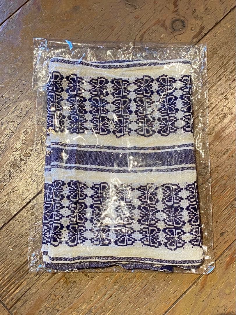 Needles 新品 未使用 ニードルズ ストール コットン ジャガード 蝶