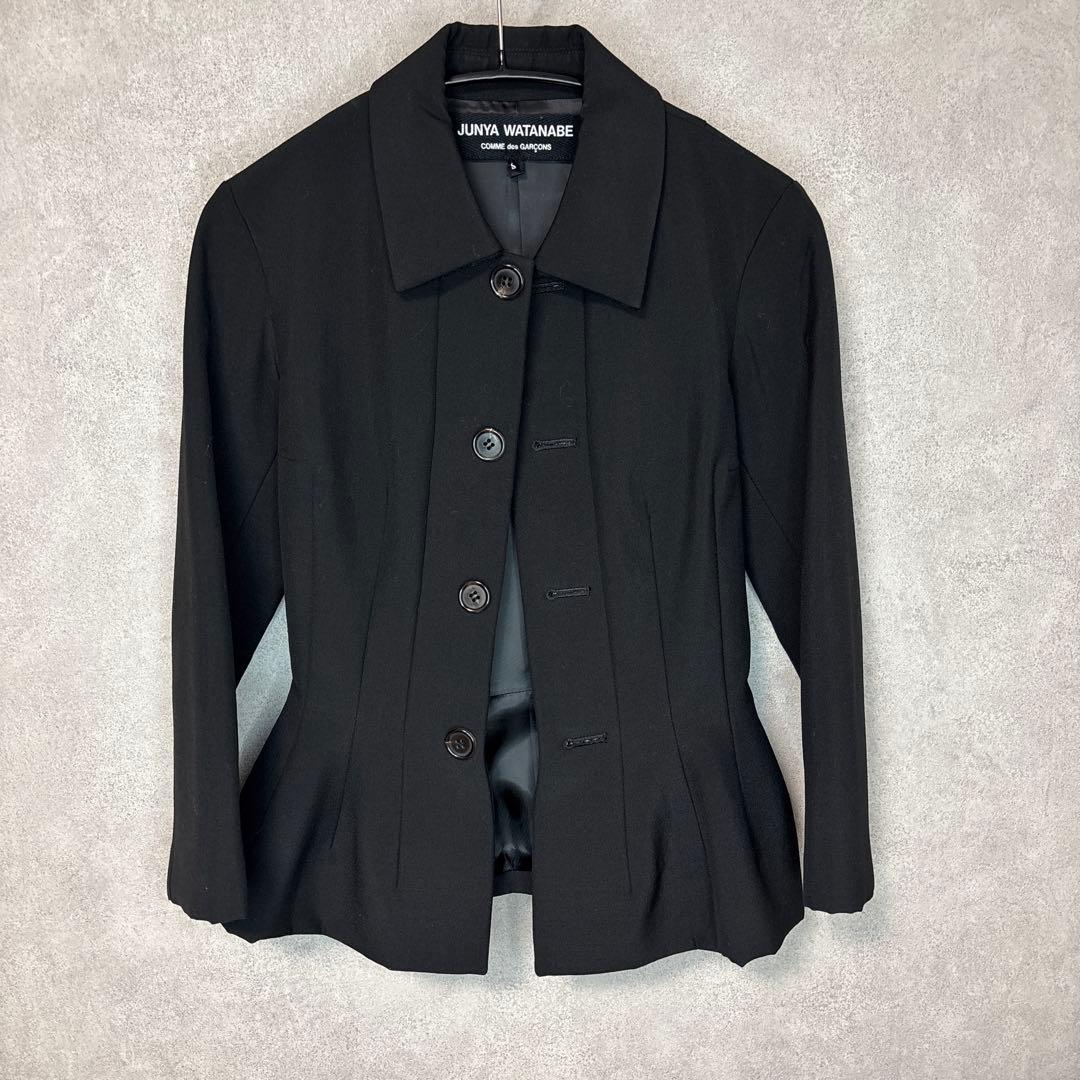 ⠀*r様 JUNYA WATANABE ブラック テーラードジャケット
