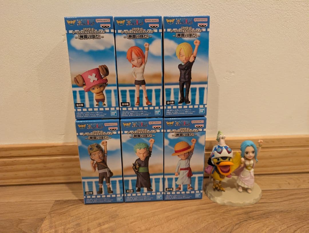 ONE PIECE ワーコレ　仲間の印だ　コンプ　ログストーリーズ　ビビ&カルー