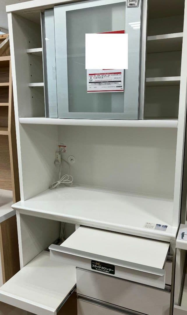 【使用1年程度】キッチンボード（ 幅89 × 49 × 199 ）