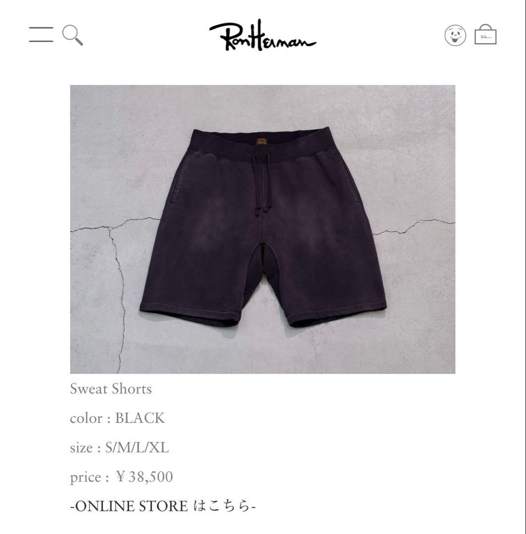 新品　別注RRL×Ron Herman Garment Dyed Shorts