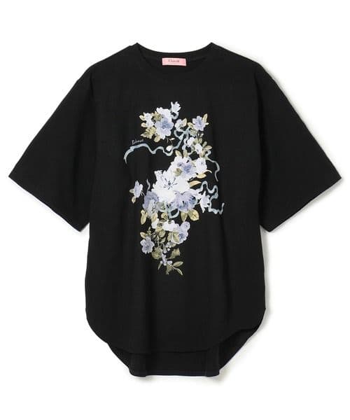 7日限定お値下げ　チャコット　オーバーTシャツ　花柄　ヨガ　バレエ　ジム