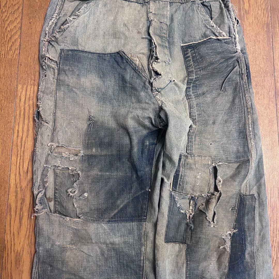 40s 50s 大戦 オーバーオール 月桂樹 vintage