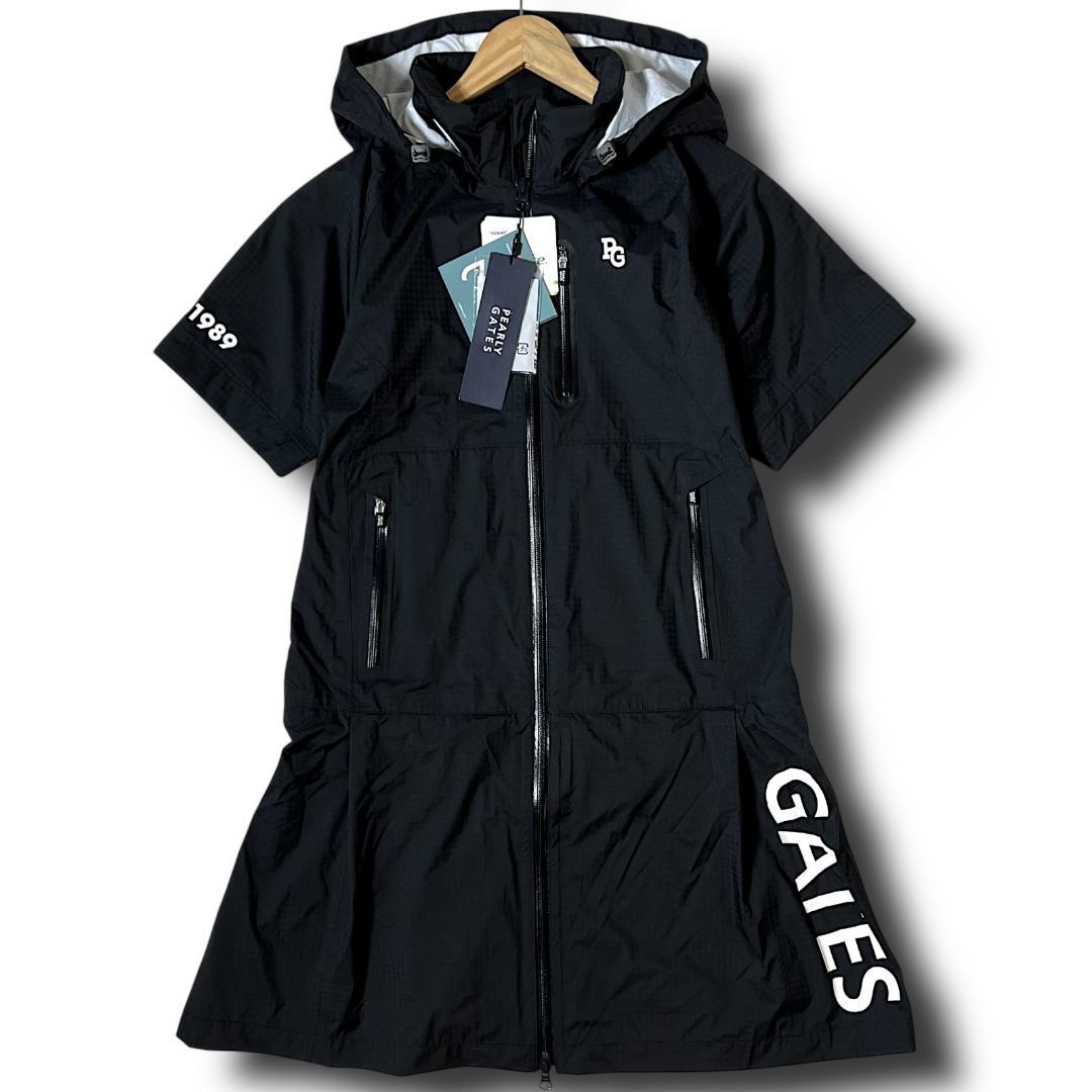 ブラック 定価4.6万 パーリーゲイツ レインジャケット ワンピース ブラック