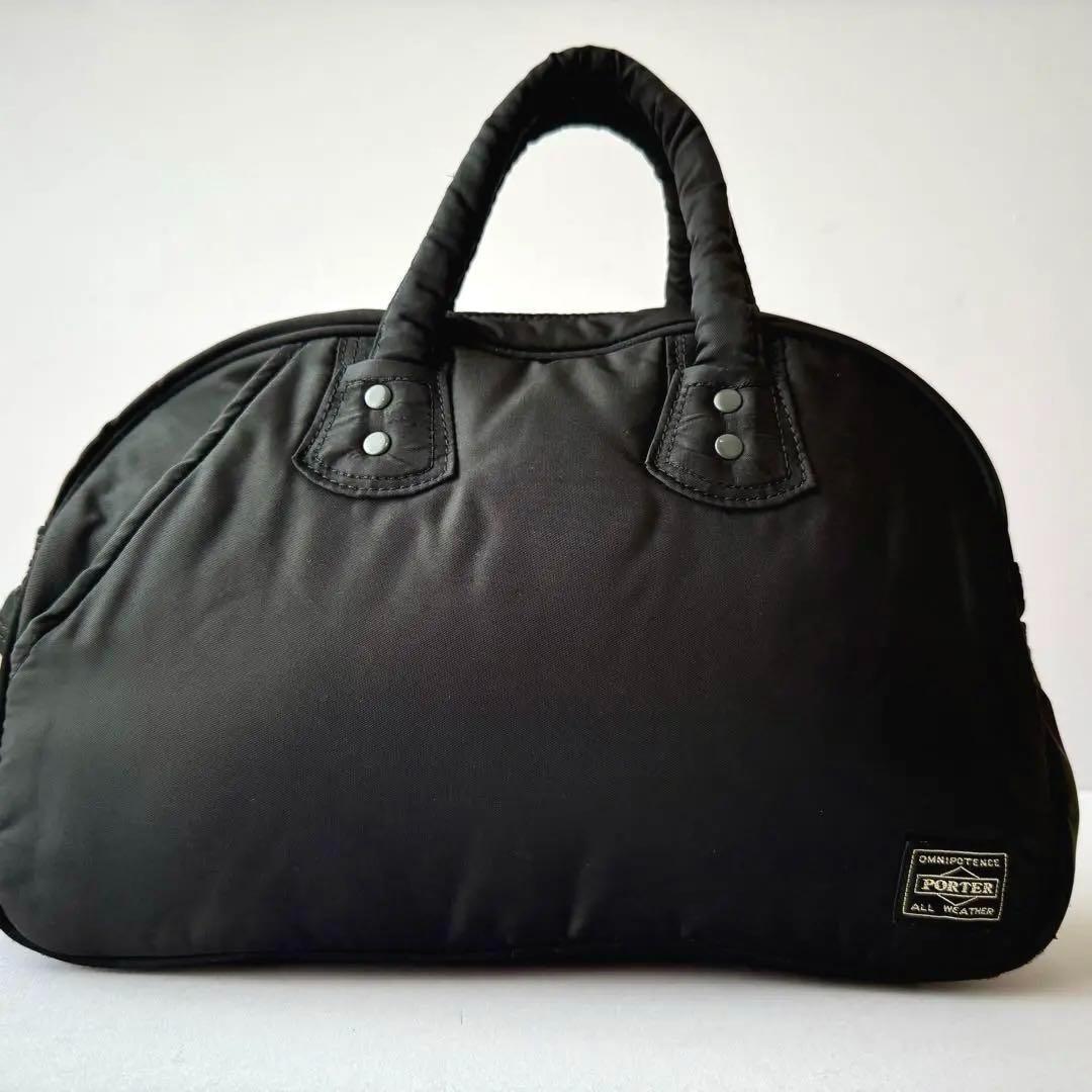 美品 希少 ヘッドポーター タンカー ボストン ダッフル バッグ ナイロン 黒
