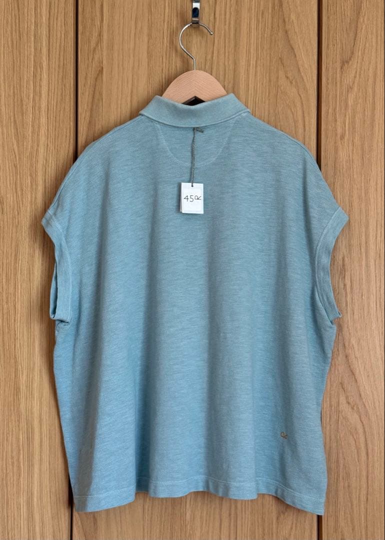 45R ジンバカノコの33色馬ポロ モスブルー