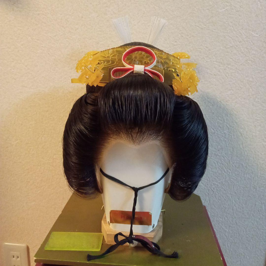 【再値下げ】花嫁用 文金高島田 べっ甲風かんざし付き