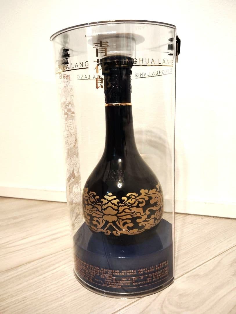 【未開封品】青花郎 透明ケース入　中国白酒