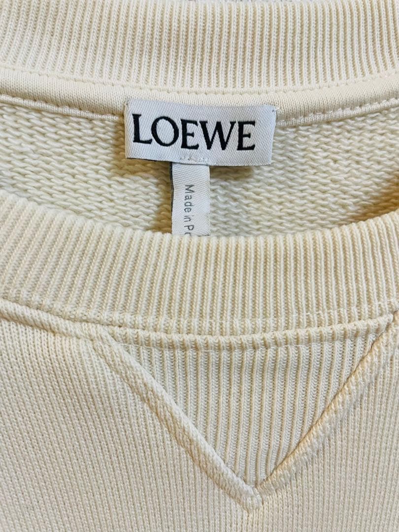【最終値下げ】LOEWE アナグラム スウェット ベージュ S