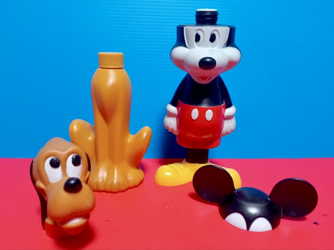 レア 1960s70's米国ビンテージ非売品 プルート&ミッキー ソーキーボトル
