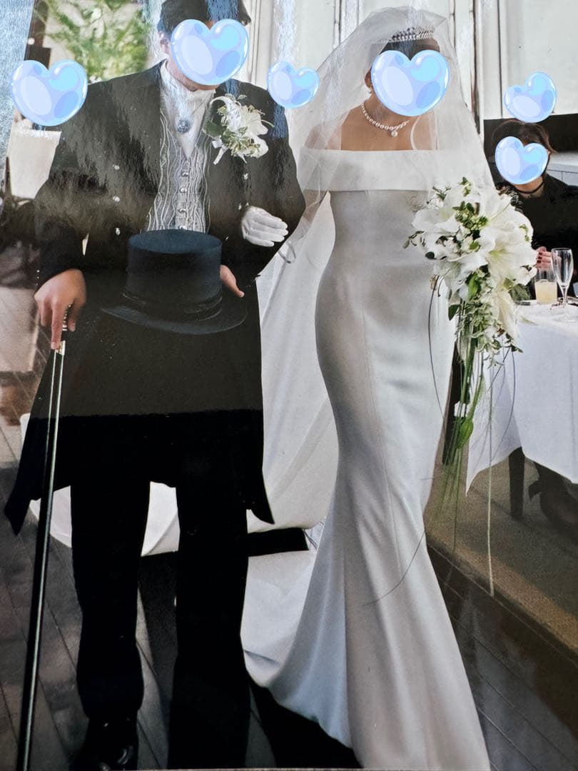 ウェディングドレス 桂由美　結婚式　ゆみライン　マーメイドドレス　パーティ　衣装