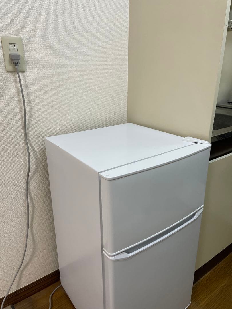【中古品_送料込み】Haier コンパクト冷蔵庫&冷凍庫 2ドア ホワイト