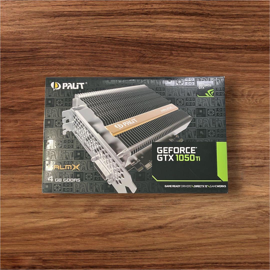 【動作確認済・希少ファンレス】GTX 1050Ti KalmX 箱付 美品