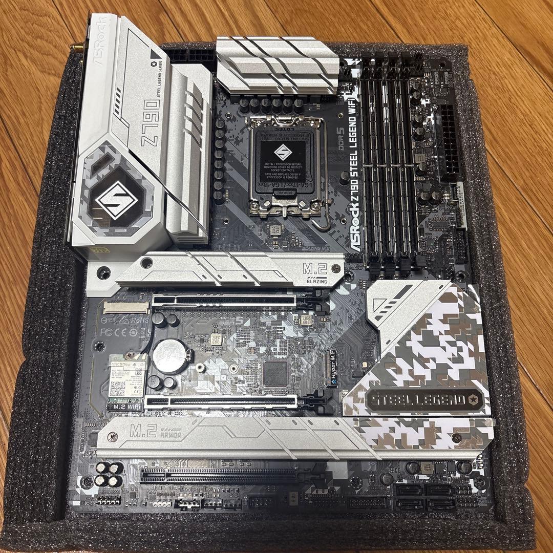 ASRock Z790 STEEL LEGEND WIFI 水冷ブロック付き